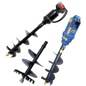 excavator drill attachments for hire