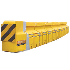 Hire Absorb 350 crash cushion for jersey barriers