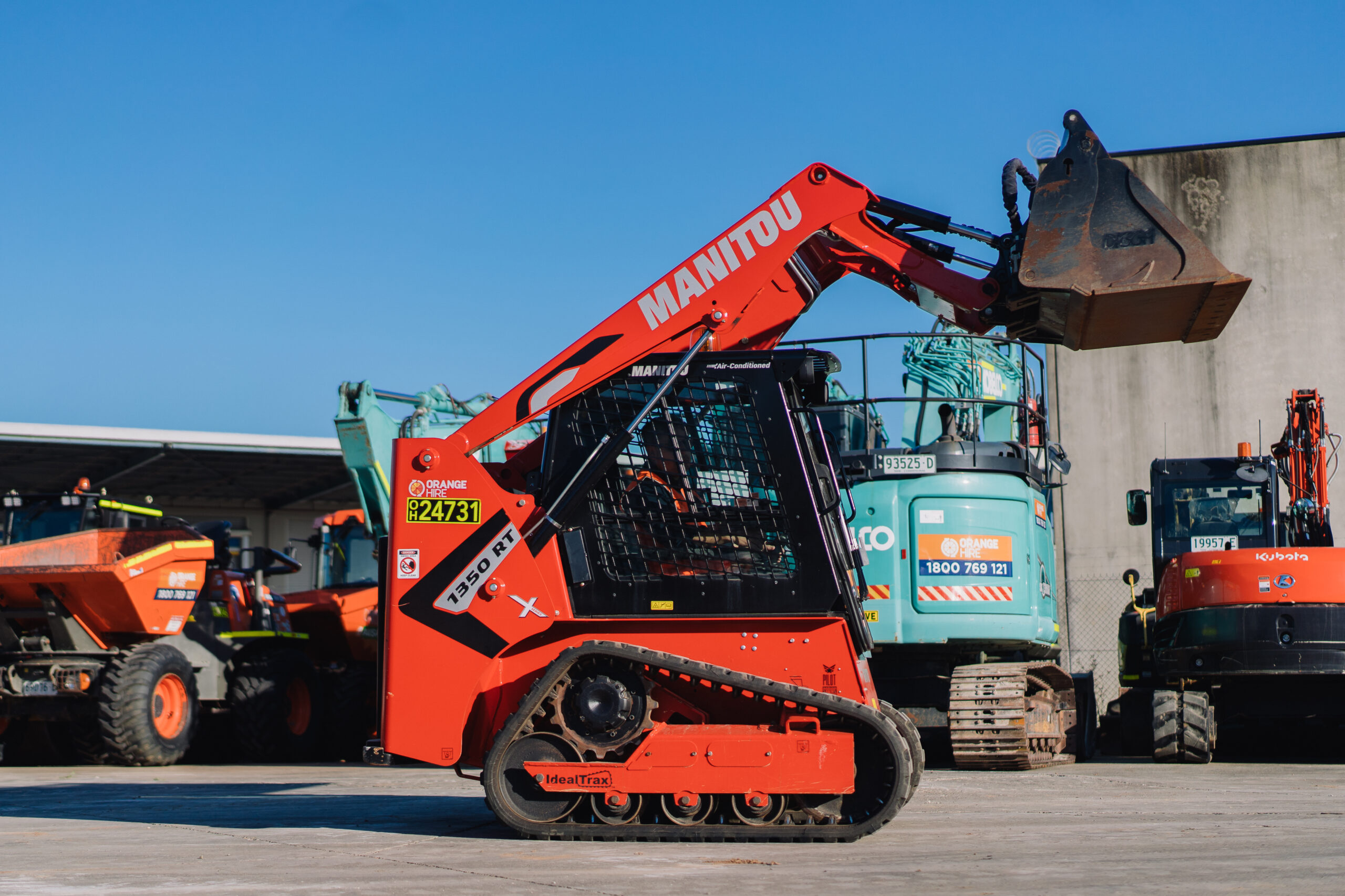 Orange Hire is a trusted provider of dry hire wheel loaders