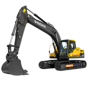 Excavator dry hire for demolition and earthworks