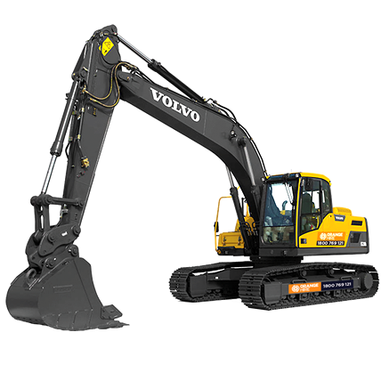 Excavator dry hire for demolition and earthworks